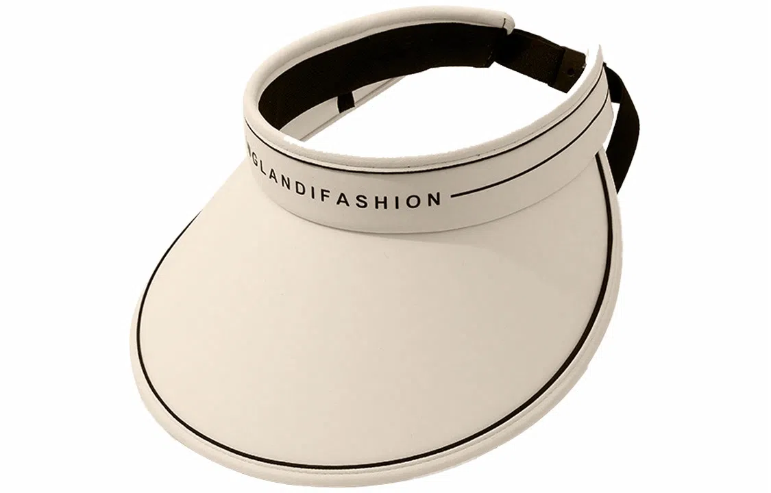 优幽兰 韩版大帽檐显脸小空顶帽夏季遮脸防紫外线出游太阳帽透气舒适遮阳帽拍照打卡小众设计感字母 棉 防晒帽 女款