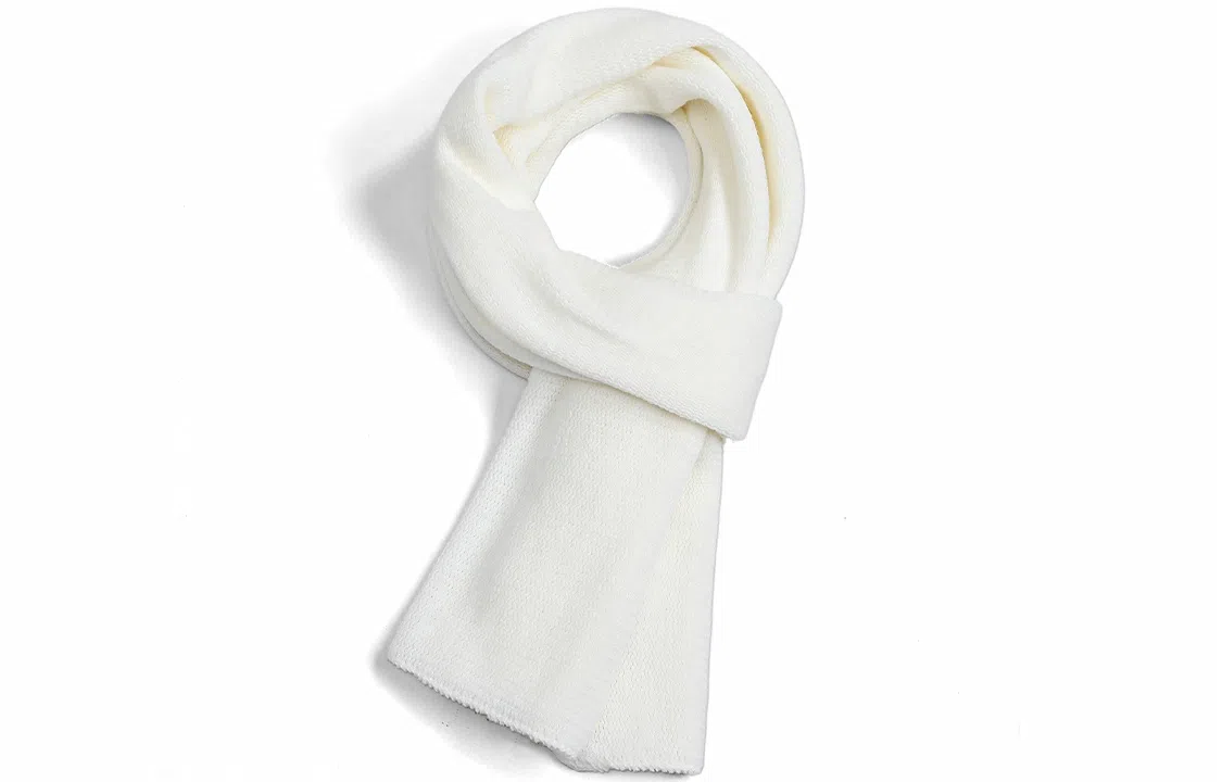 优幽兰 纯色 仿羊绒针织 加厚防风防寒保暖护脖简约休闲 绒线围巾 男女同款情侣款