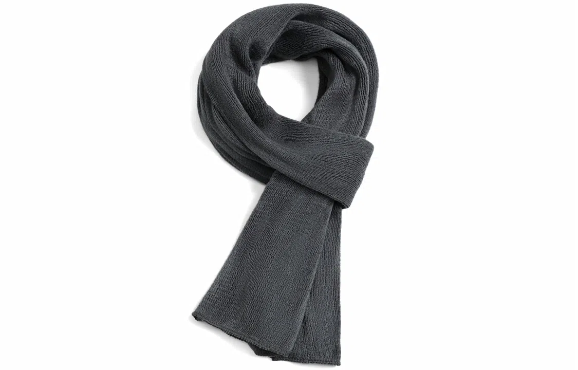 优幽兰 纯色 仿羊绒针织 加厚防风防寒保暖护脖简约休闲 绒线围巾 男女同款情侣款