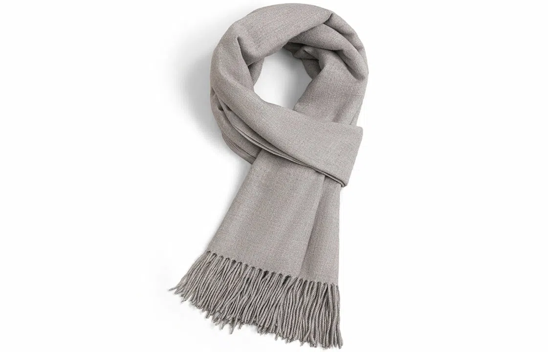 优幽兰 针织加厚护脖子 防风防寒 保暖简约高级感学生 仿羊绒 绒线围巾 女款