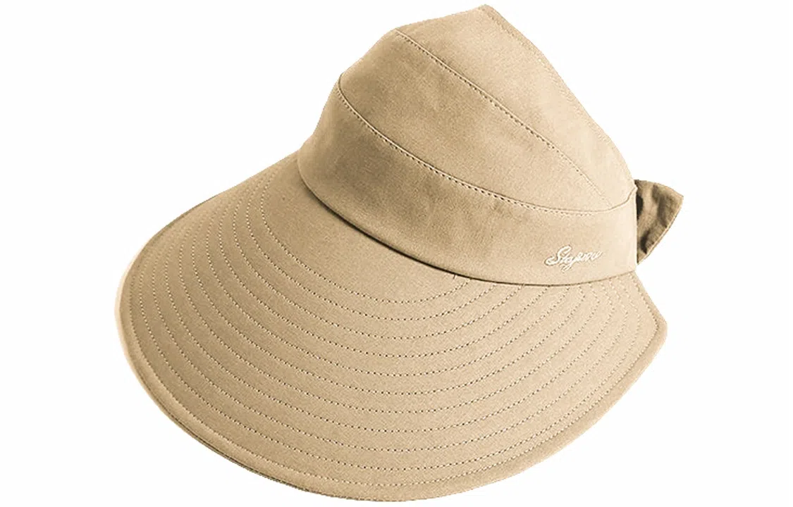 优幽兰 时尚 优雅气质大脸显小户外旅行撞色潮流休闲简约夏季防紫外线韩版穿搭 棉 防晒帽 女款