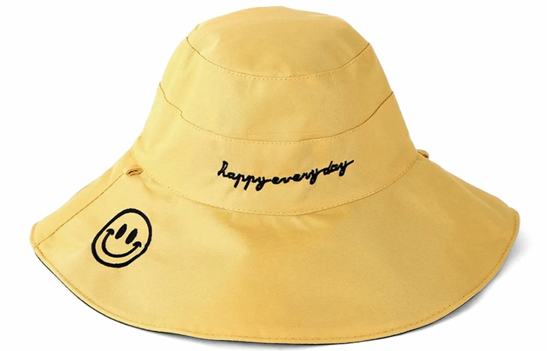 优幽兰 小众设计感户外防紫外线大帽檐显脸小韩版双面温柔甜美穿搭 棉 防晒帽 女款