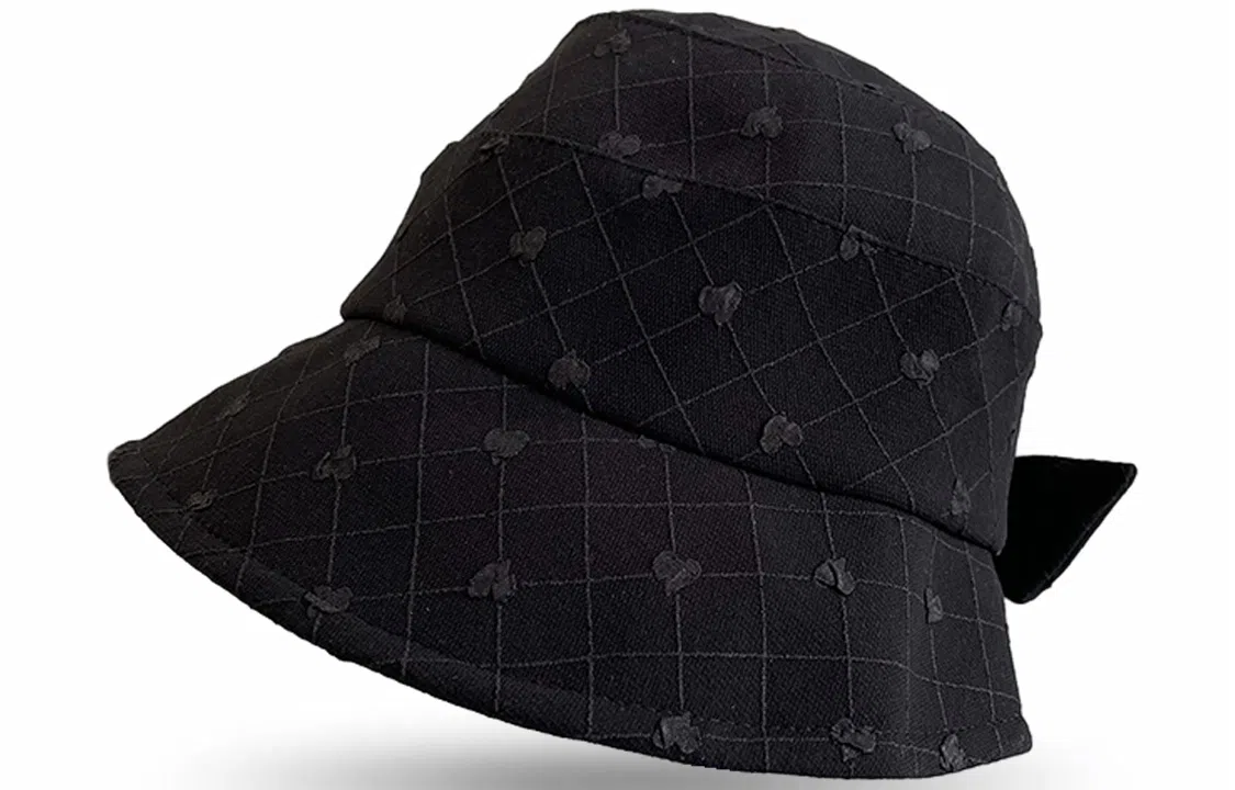 优幽兰 防晒帽学生时尚气质 盆帽韩版显脸小大头围帽子防紫外线太阳帽旅游开车休闲遮阳帽沙滩帽骑车高级感 棉 渔夫帽 女款