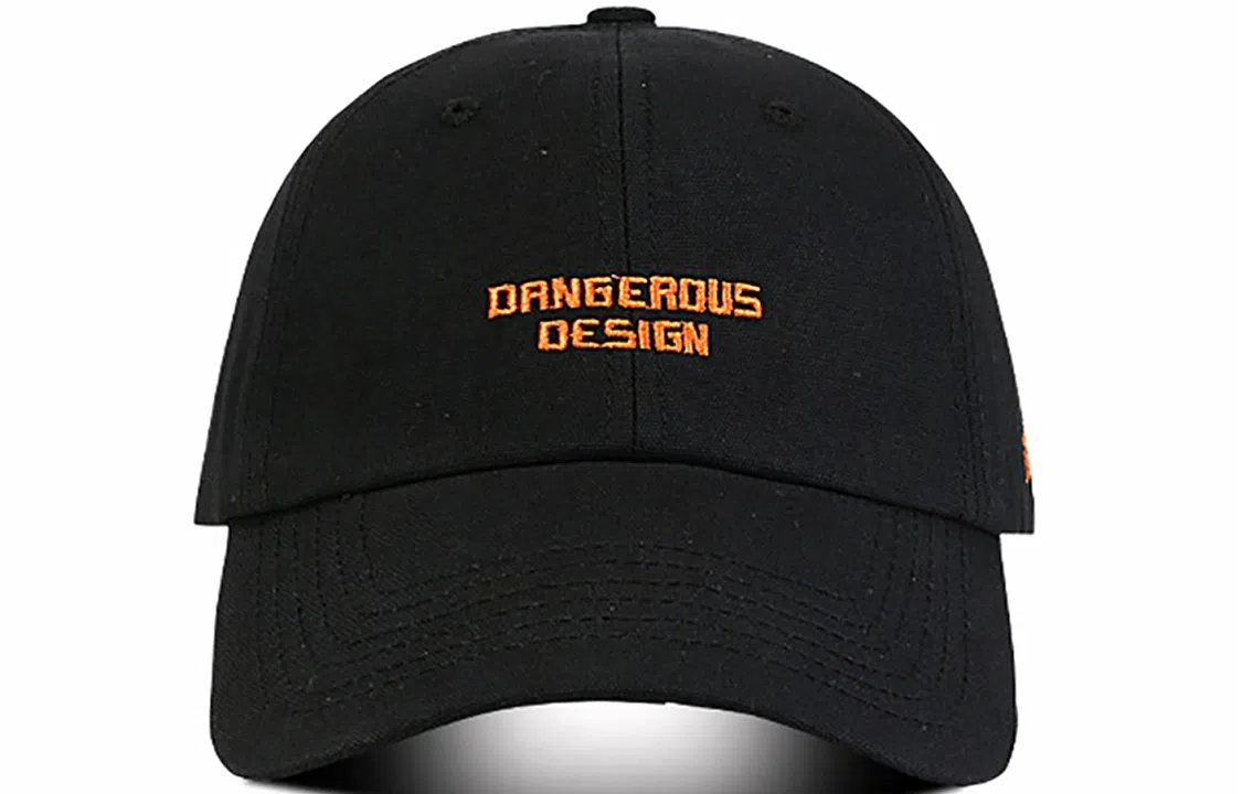 优幽兰 韩版字母刺绣日系纯色文艺风 棉 再生纤维素纤维 鸭舌帽 男女同款情侣款