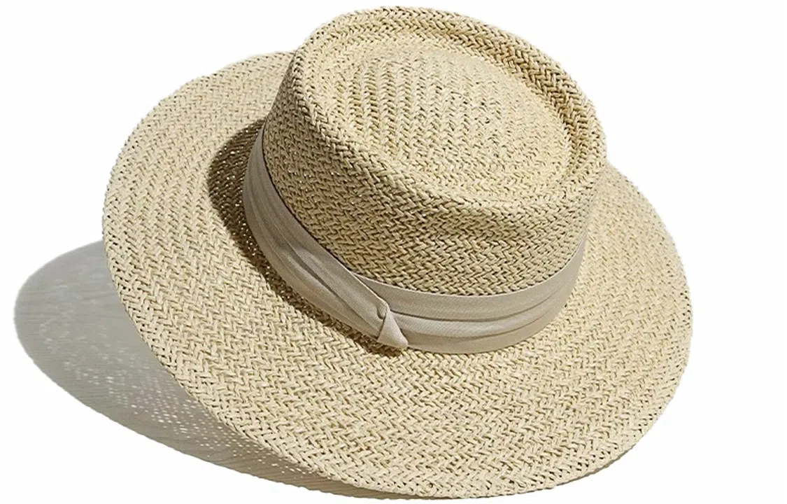 优幽兰 时尚休闲百搭夏季出游海边度假赫本风宽檐户外出行防紫外线气质优雅 纤维素材料 礼帽 男女同款情侣款