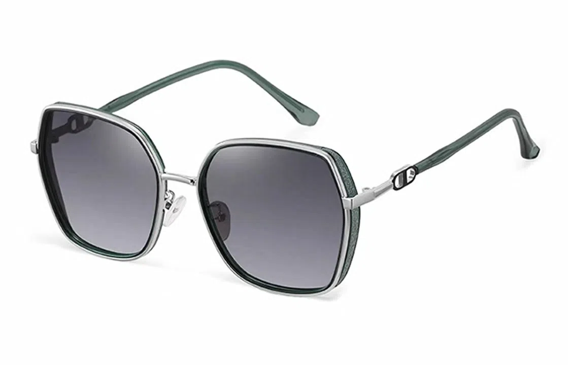 优幽兰 百搭小众全框高级感显脸小帅气个性遮阳墨镜韩版街拍防晒大脸素颜圆脸气质渐变时髦旅游穿搭 方形 太阳眼镜 女款