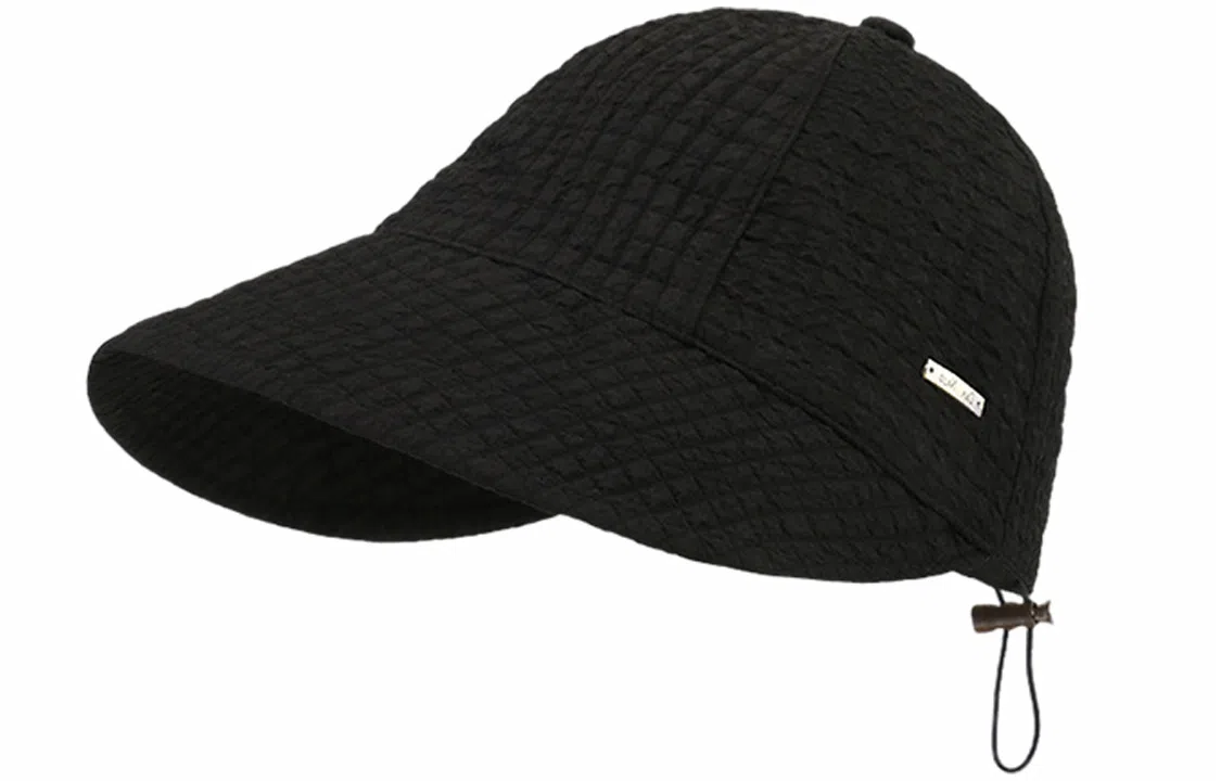 优幽兰 休闲华夫格防紫外线街头潮流小众穿搭 聚酯纤维/粘纤 防晒帽 男女同款情侣款