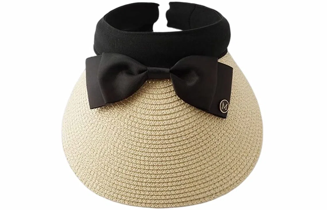 优幽兰 小众大帽檐显脸小户外防紫外线气质优雅旅行穿搭 草编 防晒帽 女款