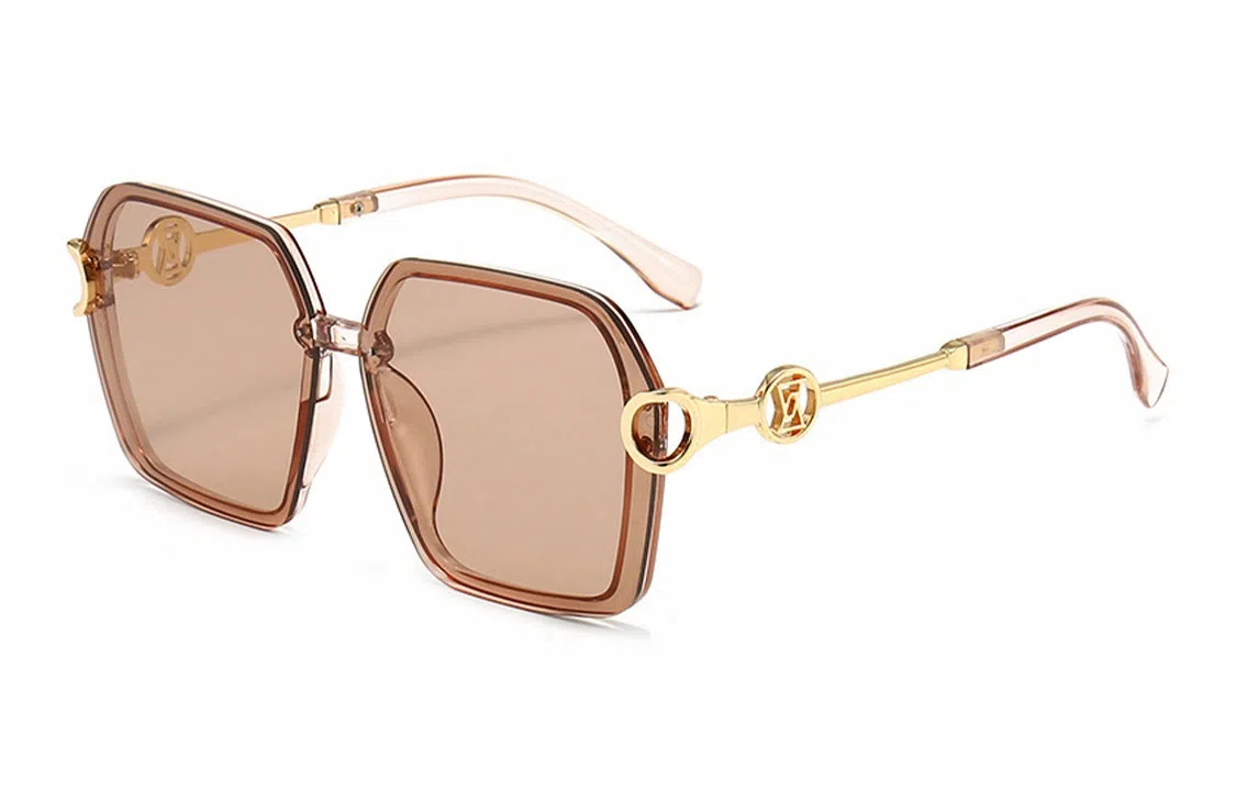 优幽兰 小众韩版高级感骑车开车休闲旅游潮流全框气质显脸小街拍防晒简约开车时尚穿搭 方形 太阳眼镜 男女同款情侣款