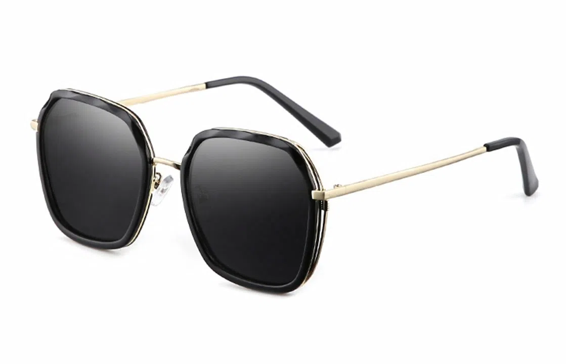 优幽兰 遮脸防晒偏光开车驾驶防紫外线 方形 太阳眼镜 男女同款情侣款