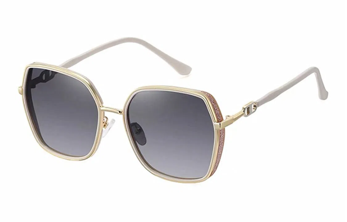 优幽兰 百搭小众全框高级感显脸小帅气个性遮阳墨镜韩版街拍防晒大脸素颜圆脸气质渐变时髦旅游穿搭 方形 太阳眼镜 女款