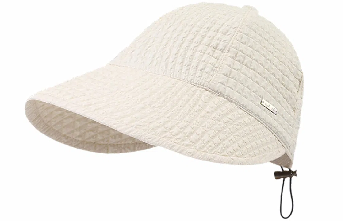 优幽兰 休闲华夫格防紫外线街头潮流小众穿搭 聚酯纤维/粘纤 防晒帽 男女同款情侣款