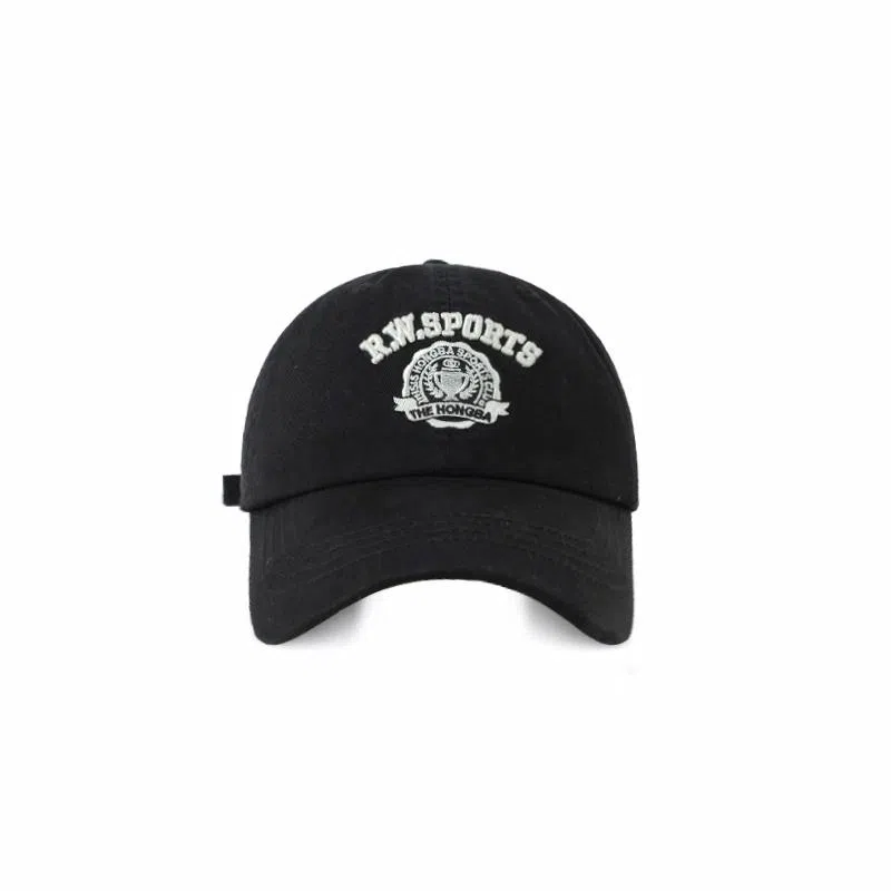 木林森 美式字母刺绣大头围 时尚百搭软顶帽子显脸小 棉 鸭舌帽 男女同款情侣款