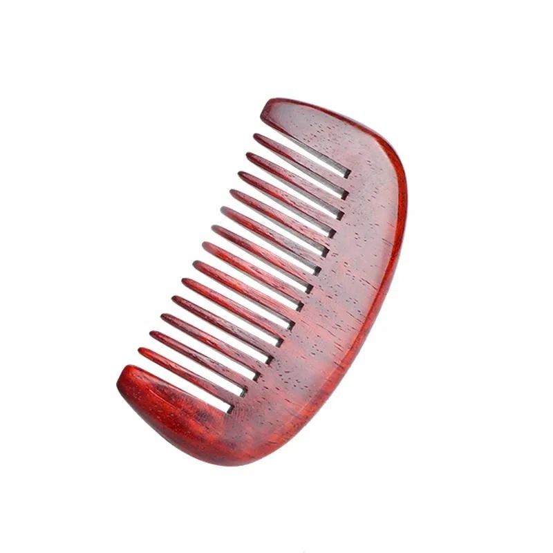 木盛缘 木梳一梳百顺随身盘玩文玩摆件 小叶紫檀 梳子 男女同款情侣款