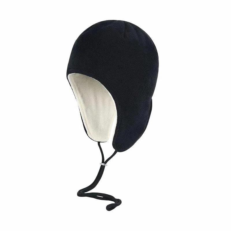 南极人 秋冬季骑行滑雪头盔内胆帽防风小帽护耳抓绒保暖包头帽 加厚 帽子 男女同款情侣款