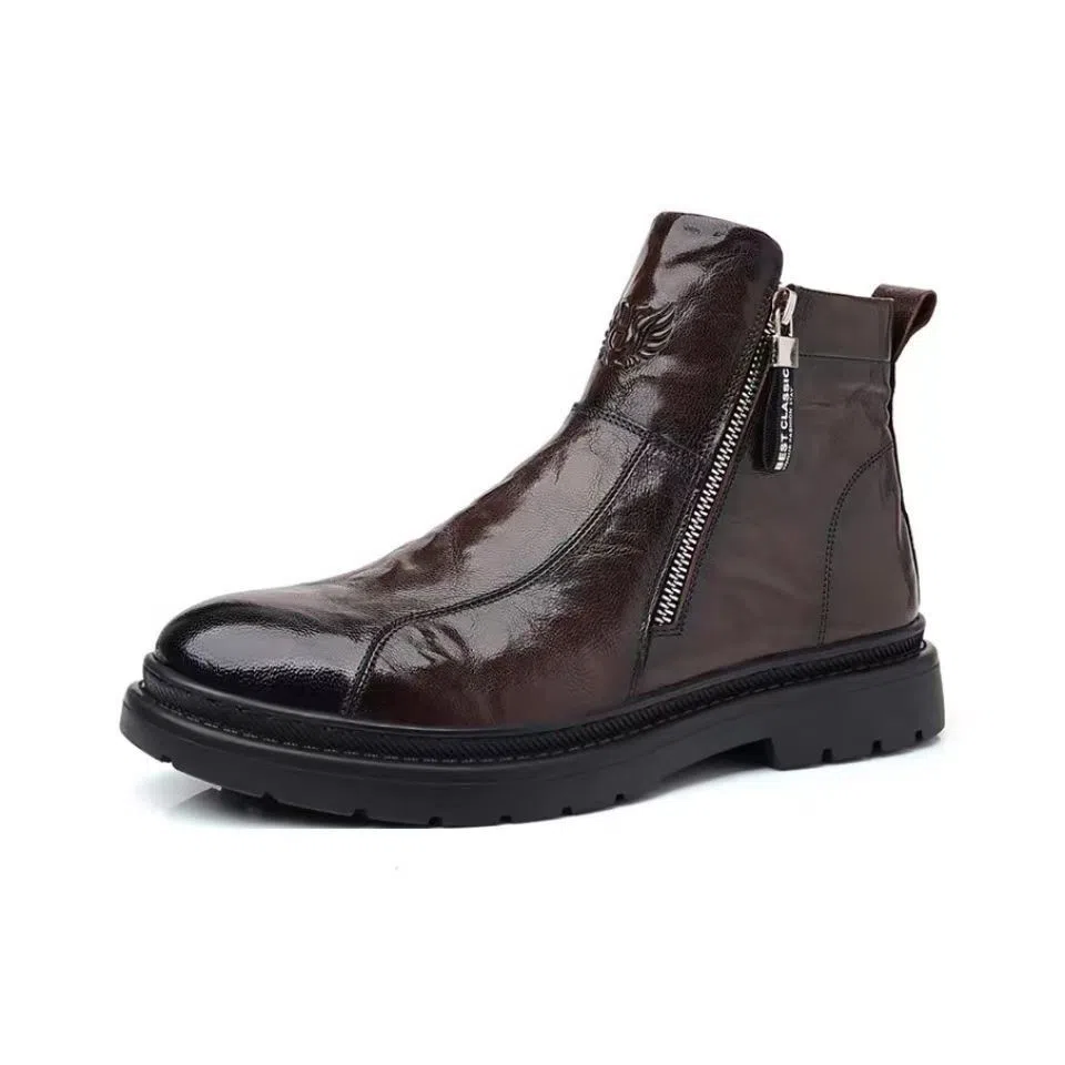 伦马登 羊皮 英伦时尚百搭 短靴 男款