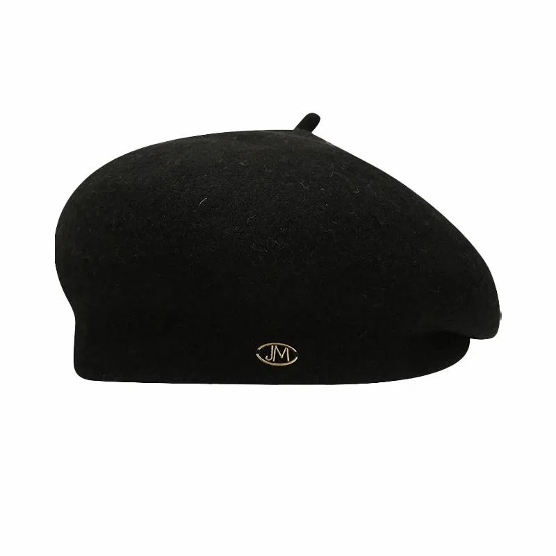 俞兆林 帽子秋冬季气质百搭显脸小高级感礼帽复古画家帽 羊毛 贝雷帽 女款