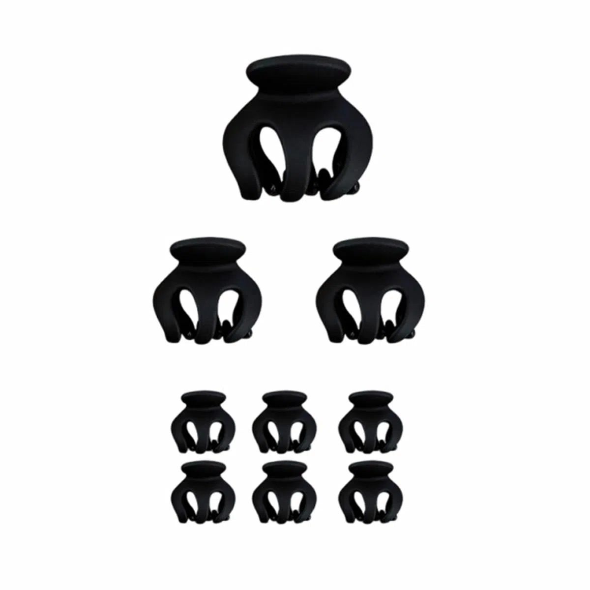 简应舒 碎发侧边刘海夹迷你公主头小抓夹半马尾南瓜夹 亚克力 发饰发夹 男女同款情侣款