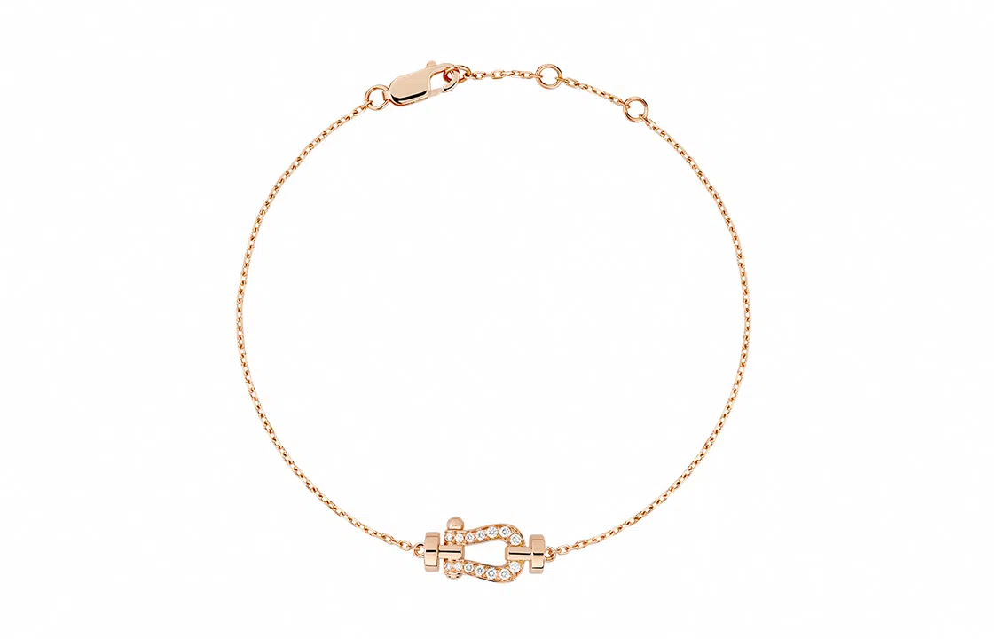 FRED FORCE 10 Rose Gold Bracelet