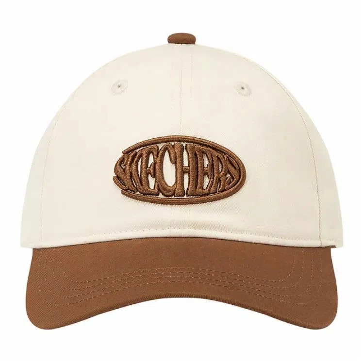 Skechers Cap White Brown