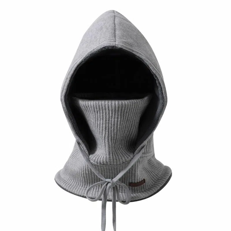 【通勤保暖神器】 浪莎 冬季女包头帽围脖一体护颈骑行防风加绒防寒护耳百搭套头帽显脸小可戴头盔 可调节 帽子 男女同款情侣款