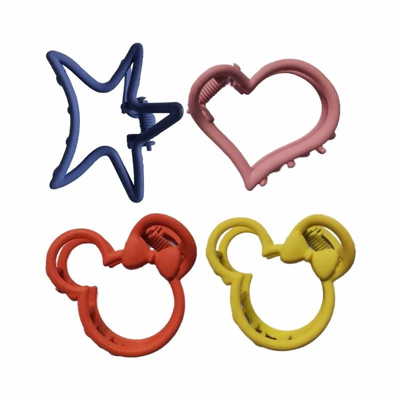 简应舒 固定头发迷你夹子发抓夹发卡后脑勺头饰 合金 发夹 女款