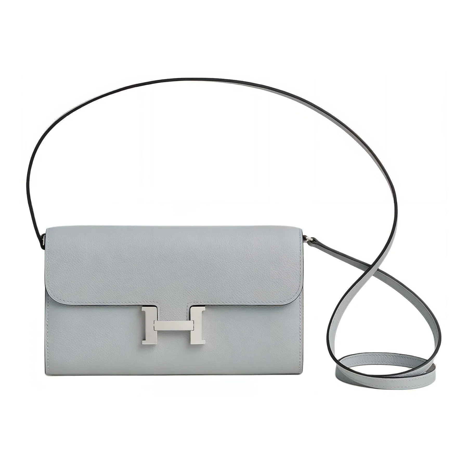Hermes Constance Long To Go Bleu Glacier