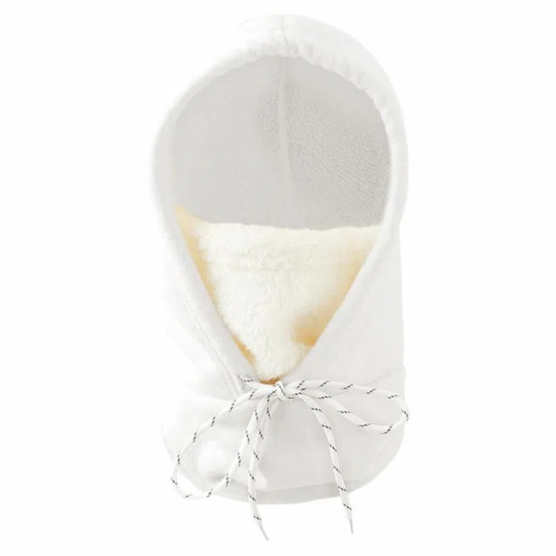 浪莎 保暖防风一体冬加绒加厚护耳户外骑行韩版 腈纶 帽子 女款