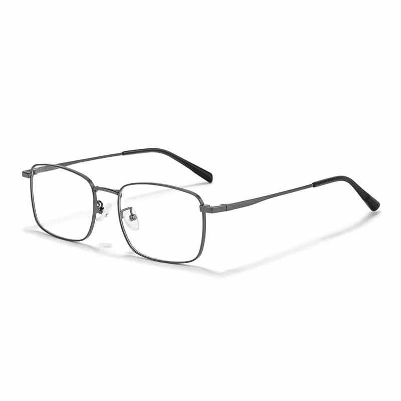 佐川 休闲时尚商务方框眼镜 百搭大框眼睛镜框  防蓝光变色 金属 方形 光学镜架 男女同款情侣款