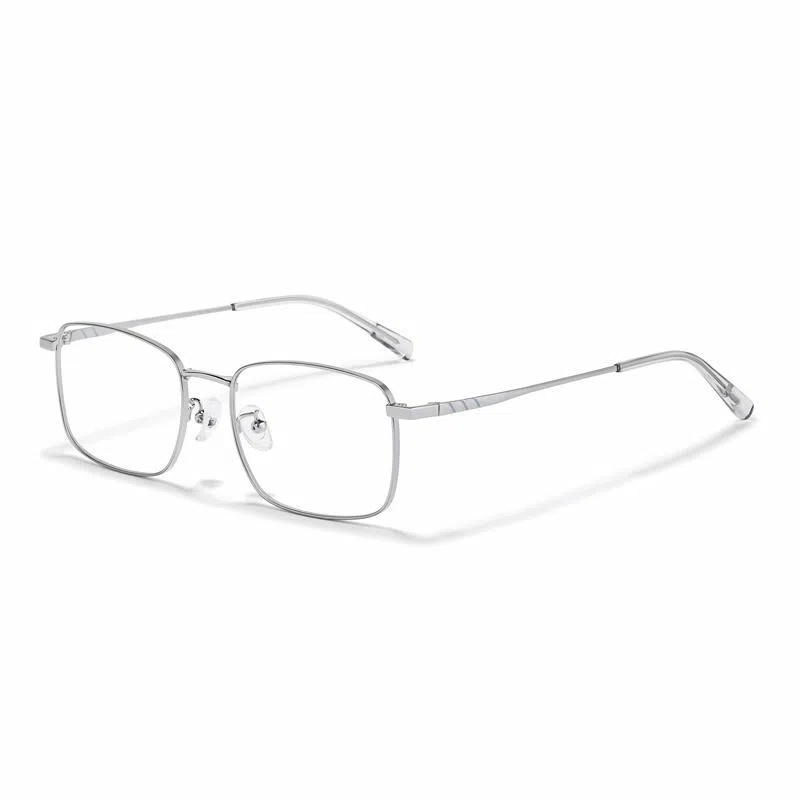 佐川 休闲时尚商务方框眼镜 百搭大框眼睛镜框  防蓝光变色 金属 方形 光学镜架 男女同款情侣款
