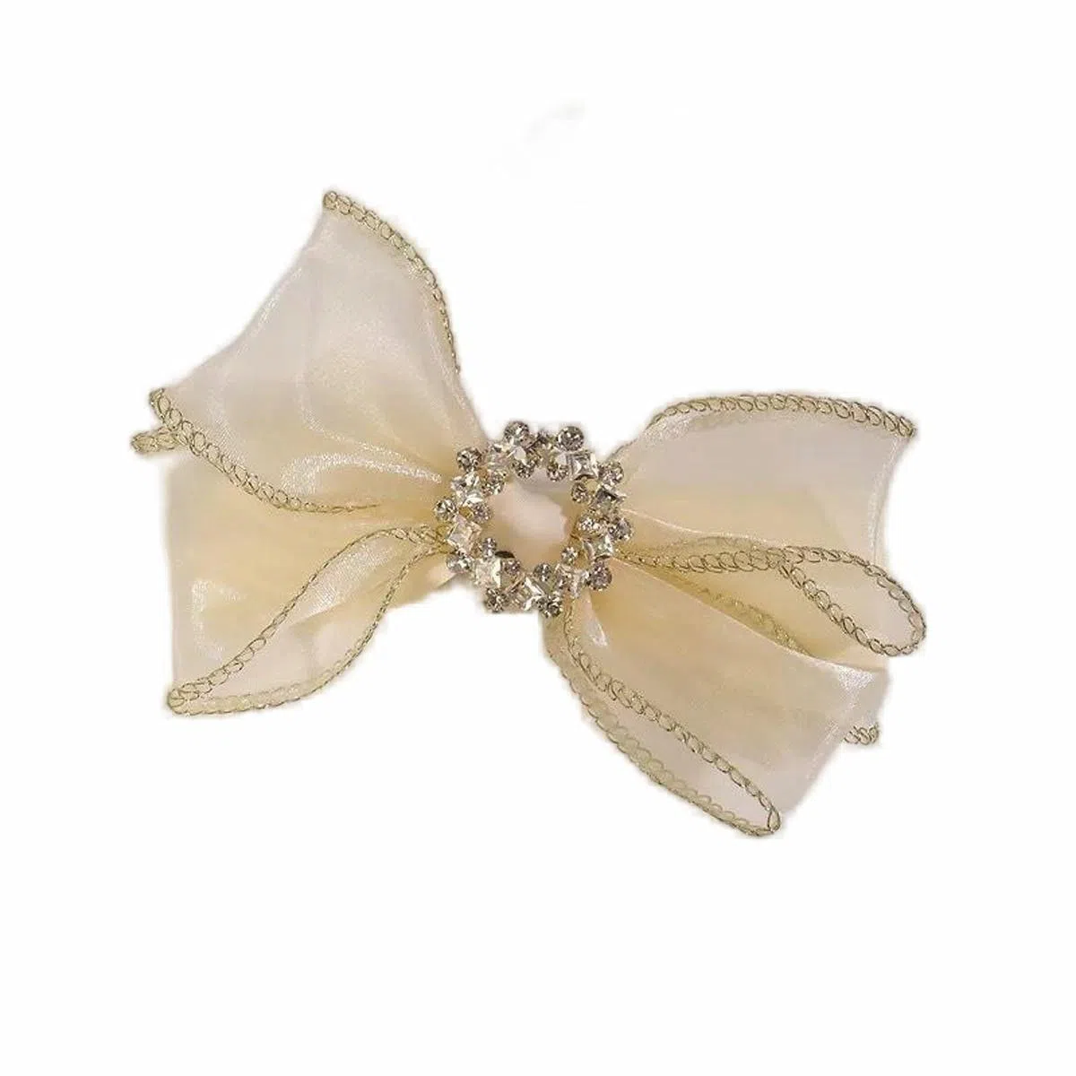 简应舒 蝴蝶结气质时尚后脑勺 欧根纱 发夹 女款