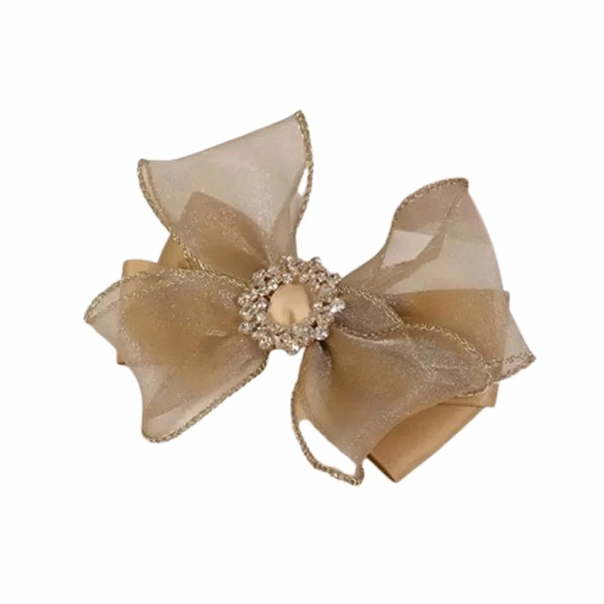 简应舒 蝴蝶结气质时尚后脑勺 欧根纱 发夹 女款