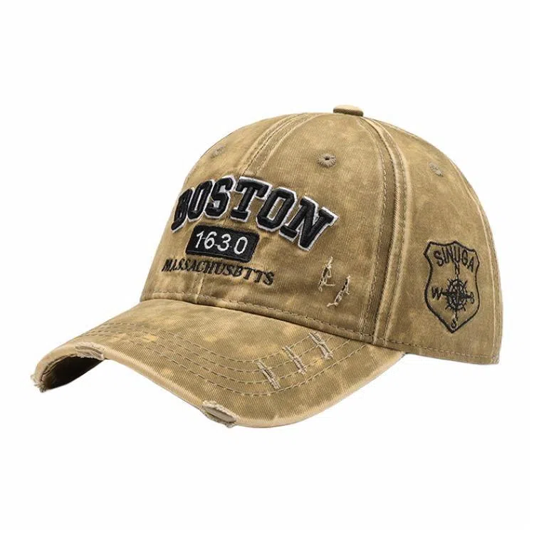 啄木鸟 高级感美式复古百搭刺绣软顶防晒遮阳帽 棉 鸭舌帽 男女同款情侣款