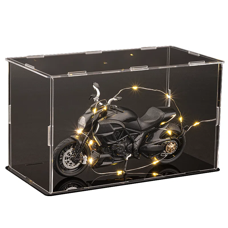 华一 杜卡迪大魔鬼 氛围感 机车展示盒 收藏 合金车模 成品模型