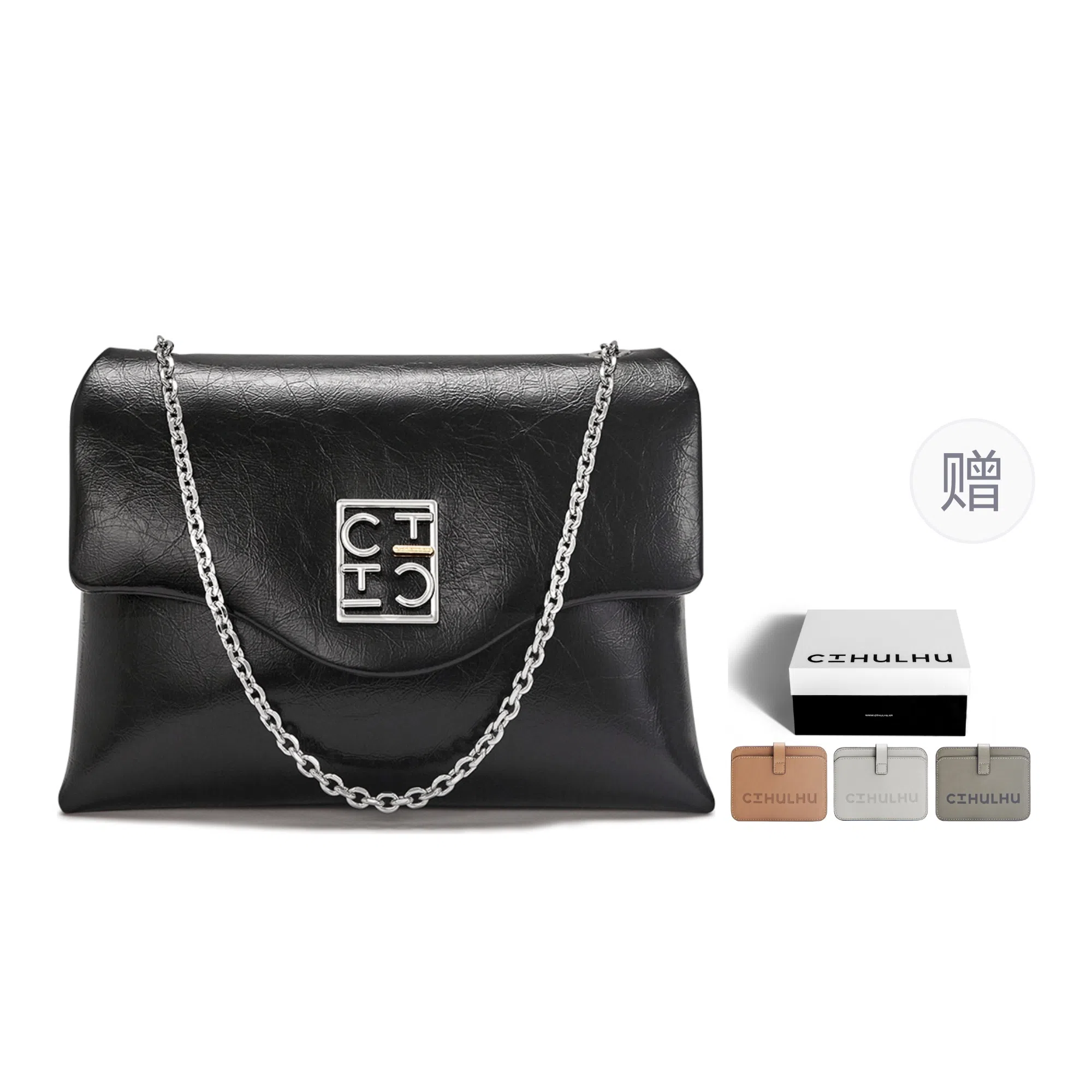 Cthulhu Pillow Bag Medium Black/White