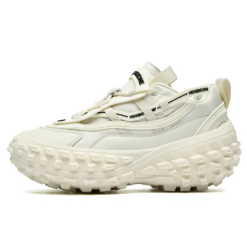 依米奴 牛皮 百搭 休闲 舒适 男款 低帮 潮流 户外  复古 时尚 增高 耐磨 简约 老爹鞋