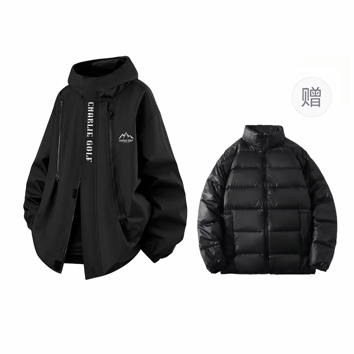 Charlie Golf Black Jacket