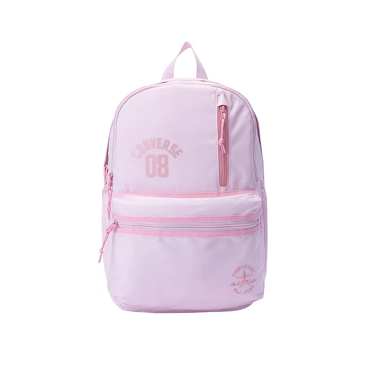 Converse Large Capacity Colorblock Backpack Candy Pink