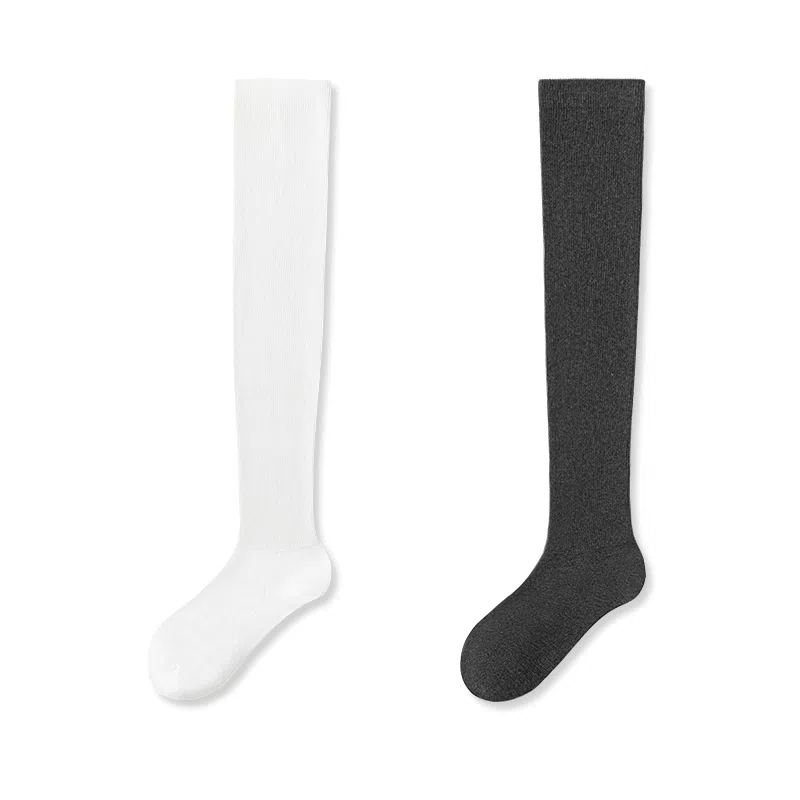 亲相见 舒适透气抗菌简约过膝袜 女款 组合装