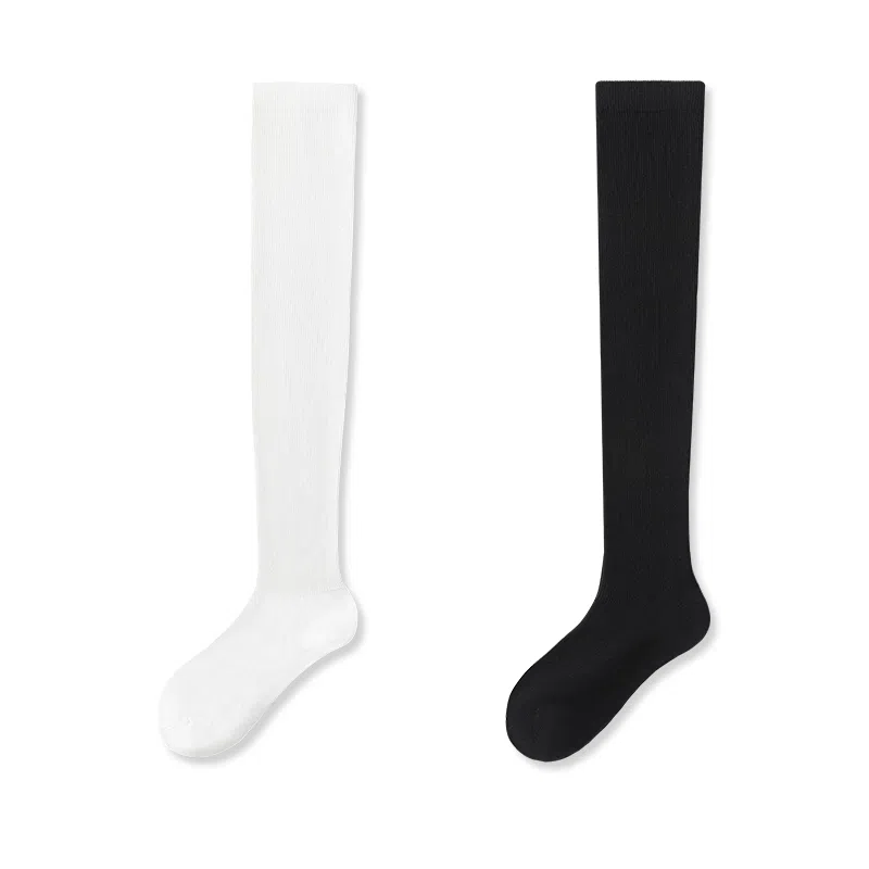 亲相见 舒适透气抗菌简约过膝袜 女款 组合装