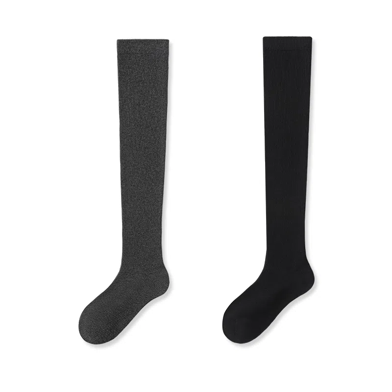 亲相见 舒适透气抗菌简约过膝袜 女款 组合装