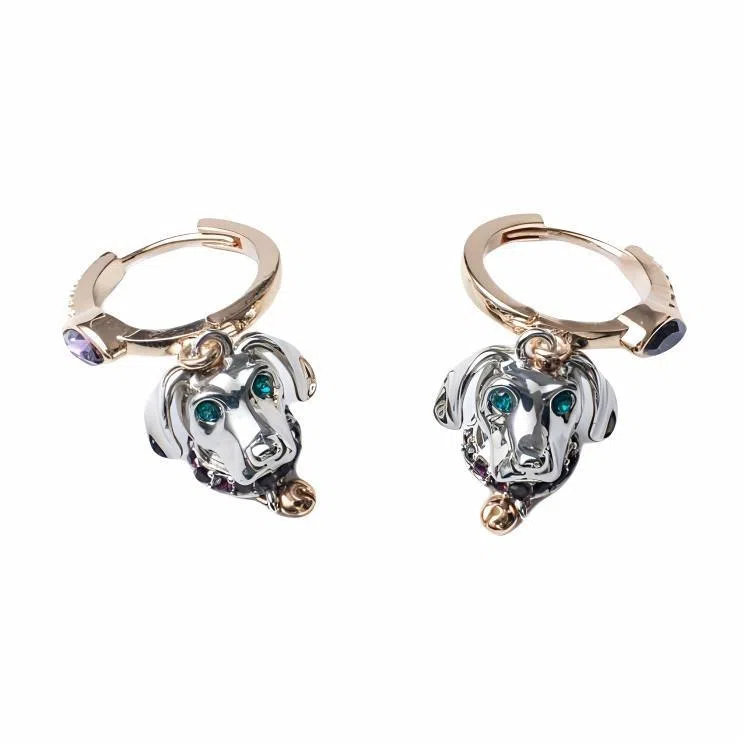 TZT DALMATIAN FARRINGS 925