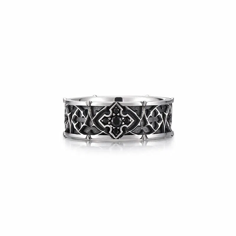 IDEAGEMER Thorn Cross Ring