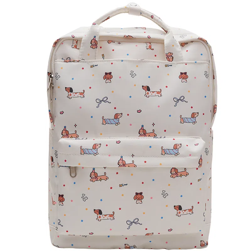 垣途者 日系可爱满印休闲简约百搭 尼龙 双肩包 女款 多色