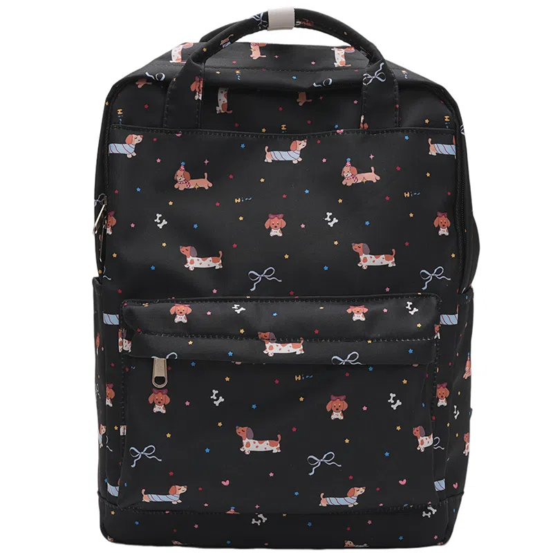 垣途者 日系可爱满印休闲简约百搭 尼龙 双肩包 女款 多色