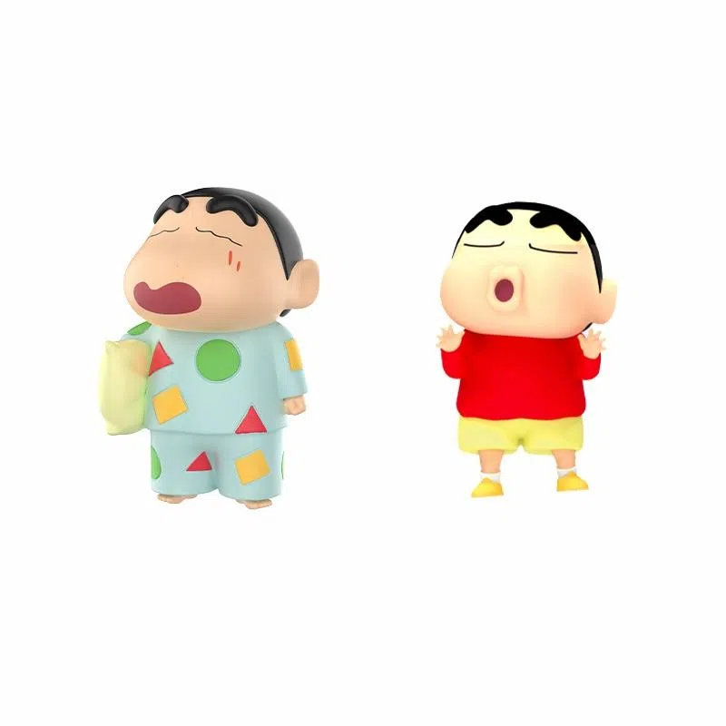 灵动创想 蜡笔小新的一天 钥匙扣 男女同款情侣款