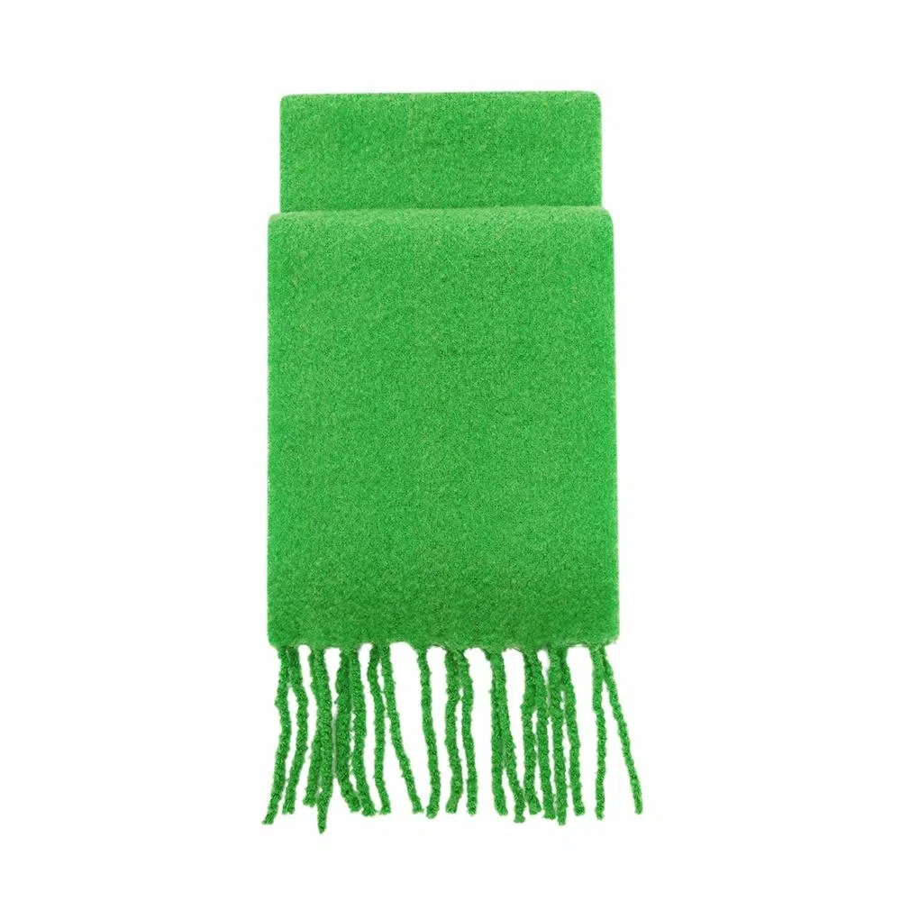 万事利 秋冬新品羊毛披肩办公室加厚保暖围巾 听雪