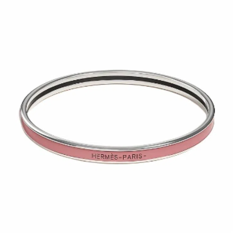 Hermes Enamel Bracelet Pink