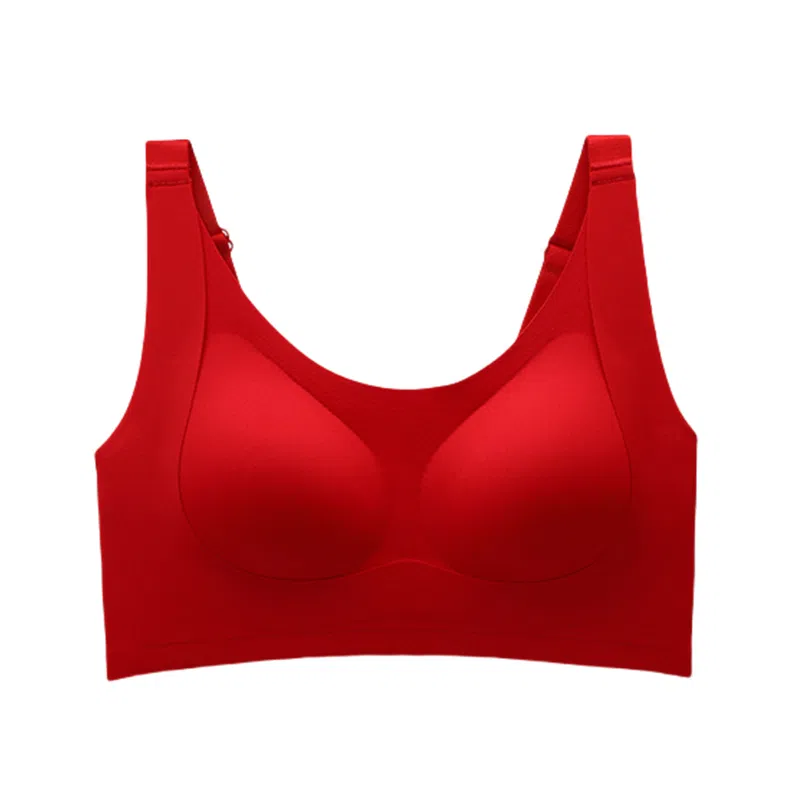 润微 提拉无痕大胸显小薄款上托防下垂调整聚拢收副乳文胸 女款