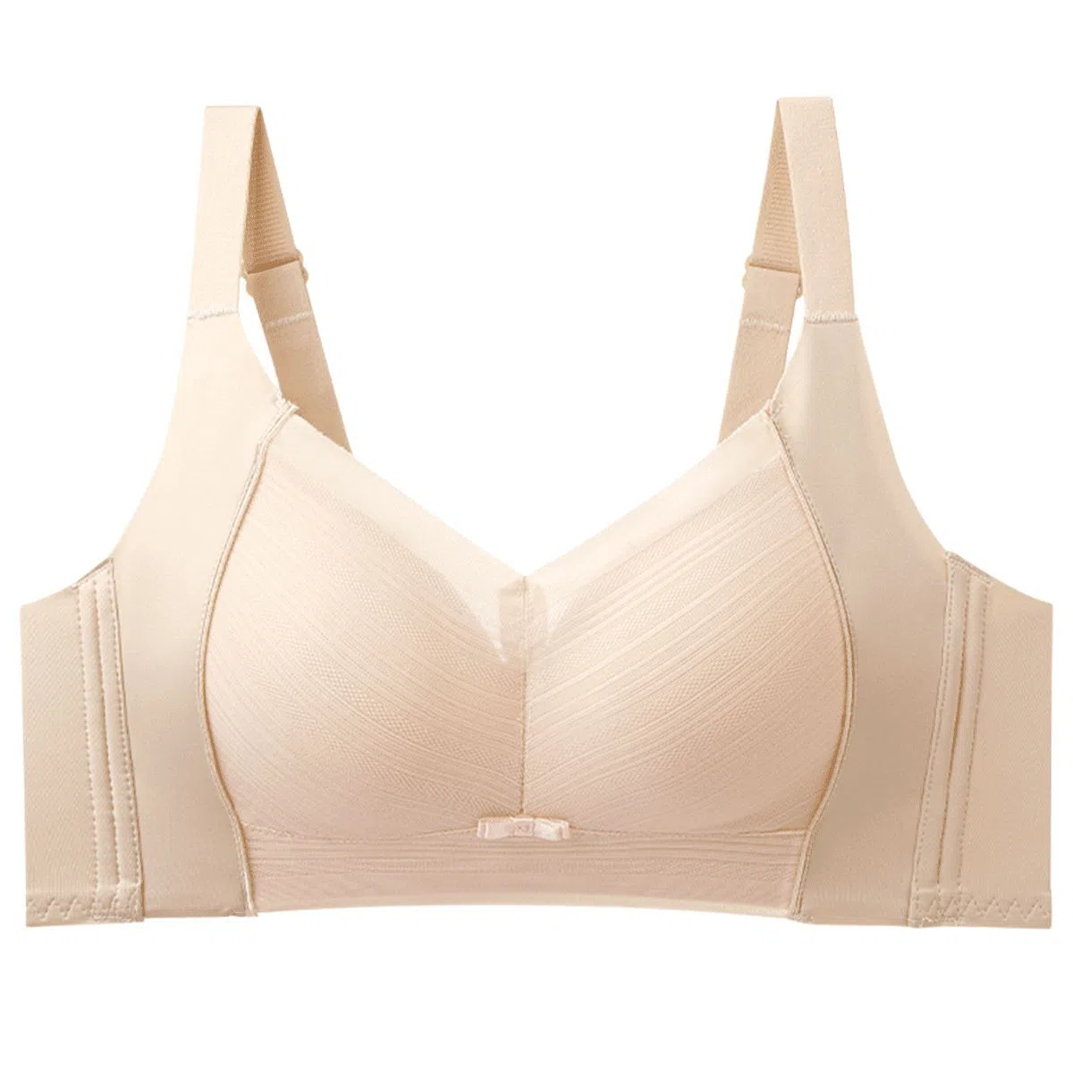 润微 调整型大胸显小薄款无痕防下垂聚拢收副乳文胸 女款